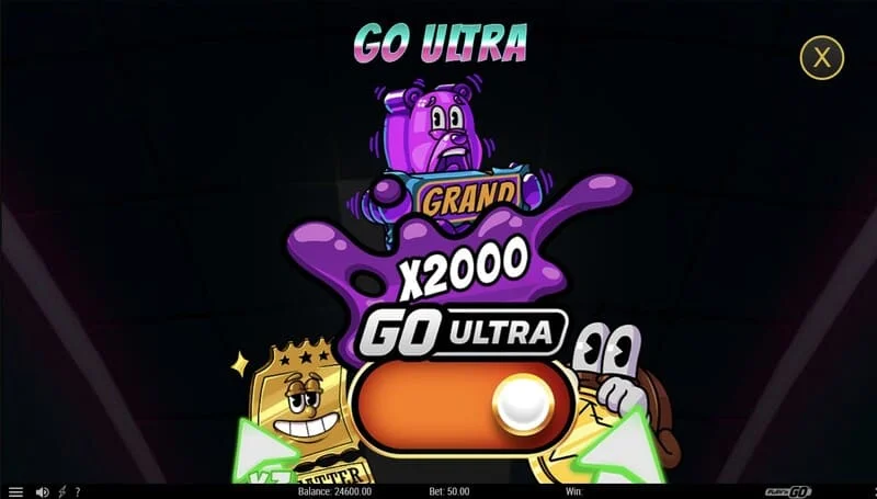 Treats of Terror II - режимот GO Ultra е активиран на долниот панел